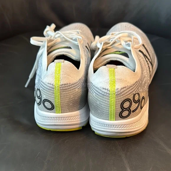 New Balance White and Gray Athletic Sneakers 890 - Picture 2 of 4
